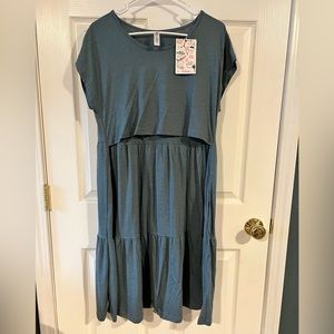 Latched Mama Large Mini Tier Dress NWT